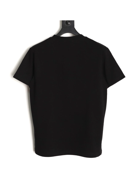 Dior flocked foam four-leaf clover logo short-sleeved T-shirt TSK1,Dior