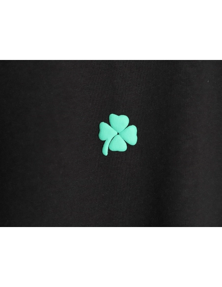 Dior flocked foam four-leaf clover logo short-sleeved T-shirt TSK1,Dior