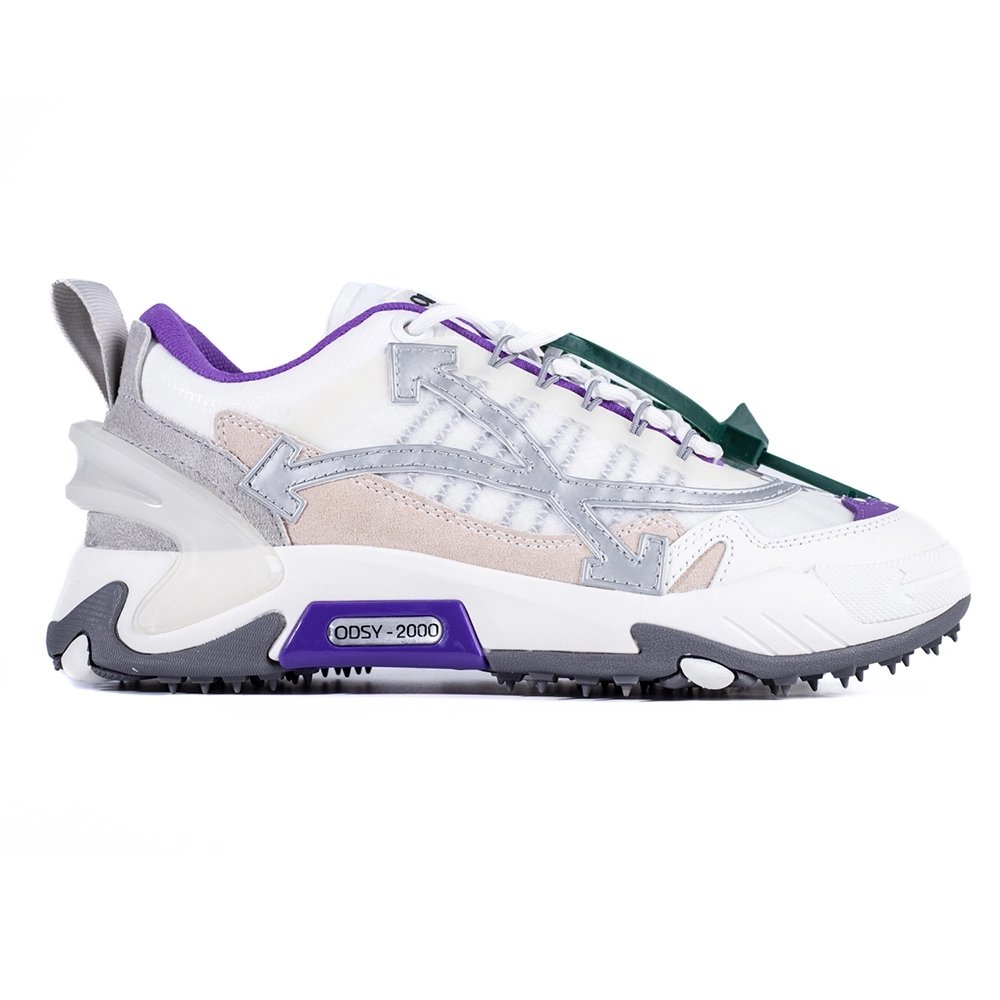 Off-White Wmns ODSY-2000 White Light Grey Purple,Off-White ODSY