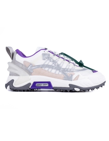 Off-White Wmns ODSY-2000 White Light Grey Purple,Off-White ODSY