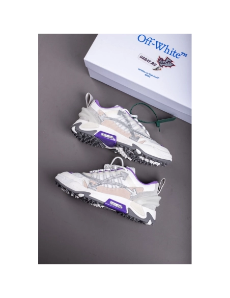 Off-White Wmns ODSY-2000 White Light Grey Purple,Off-White ODSY