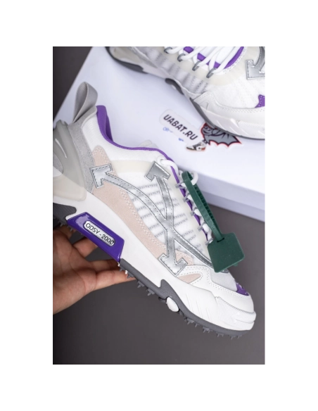 Off-White Wmns ODSY-2000 White Light Grey Purple,Off-White ODSY