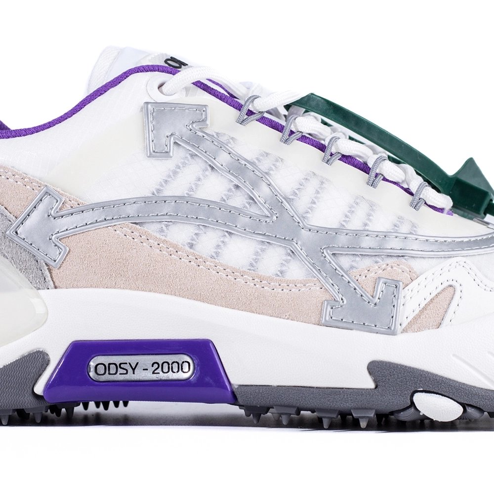 Off-White Wmns ODSY-2000 White Light Grey Purple,Off-White ODSY