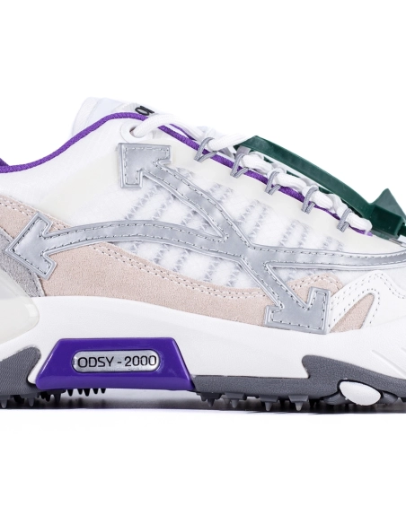 Off-White Wmns ODSY-2000 White Light Grey Purple,Off-White ODSY