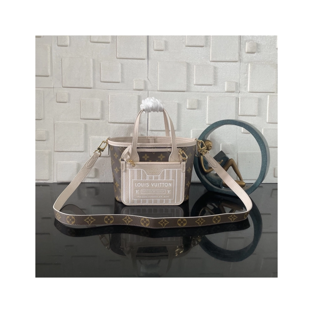 Louis Vuitton Neverfull Inside Out BB Bags M25657 26.5X16.5X11cm,Louis Vuitton Bags