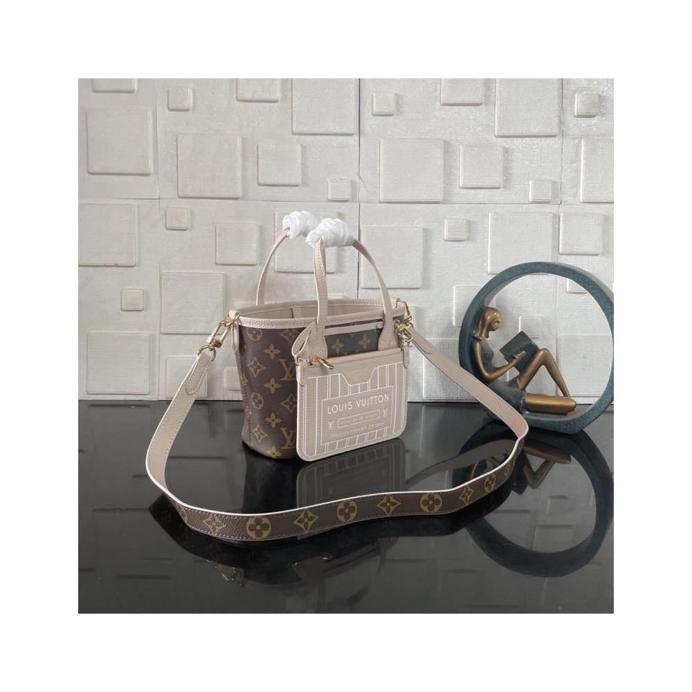 Louis Vuitton Neverfull Inside Out BB Bags M25657 26.5X16.5X11cm,Louis Vuitton Bags