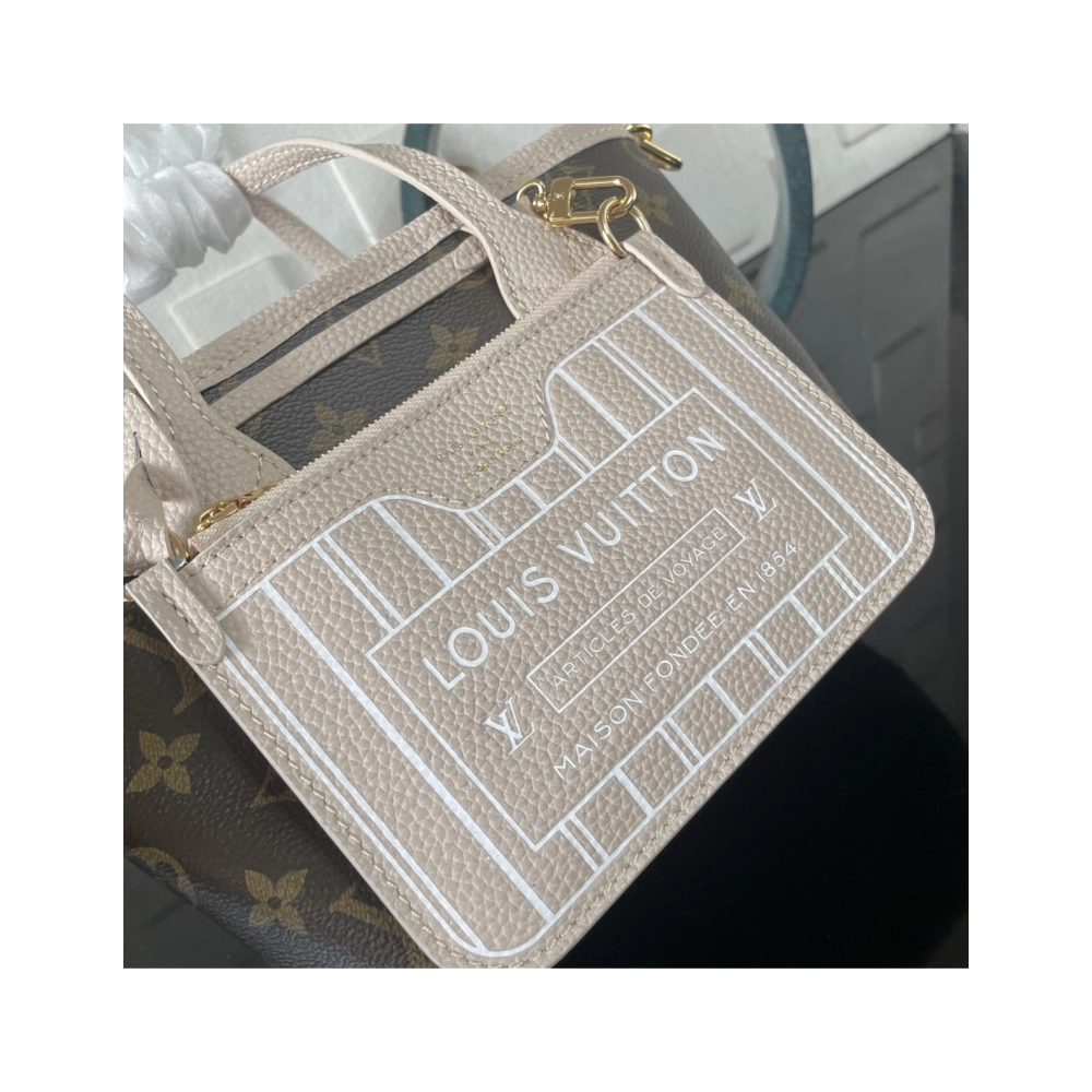 Louis Vuitton Neverfull Inside Out BB Bags M25657 26.5X16.5X11cm,Louis Vuitton Bags