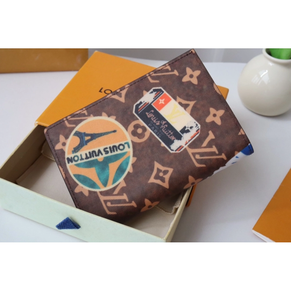 Louis Vuitton Monogram Passport Cover M83519 10X14X2.5cm,Louis Vuitton Wallets