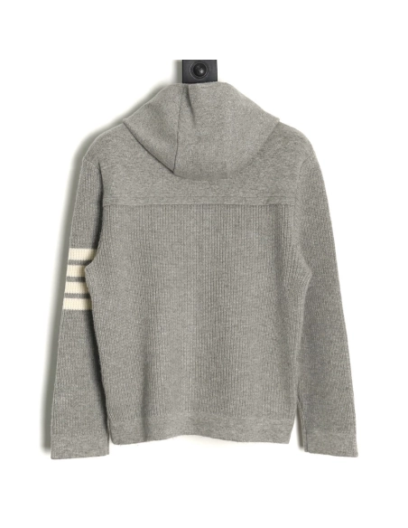 Thom Browne Wool Hooded Duffle Coat,Thom Browne