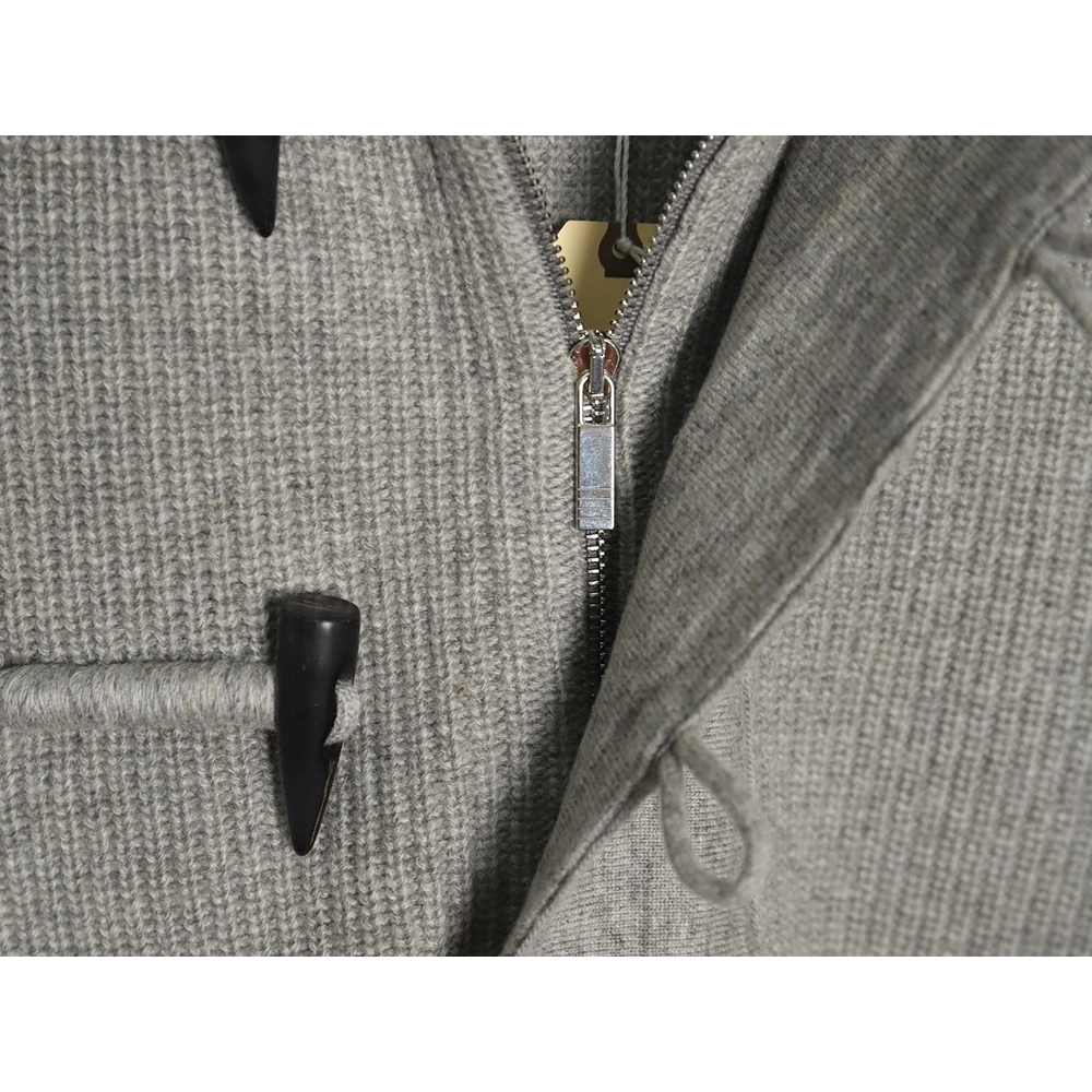 Thom Browne Wool Hooded Duffle Coat,Thom Browne