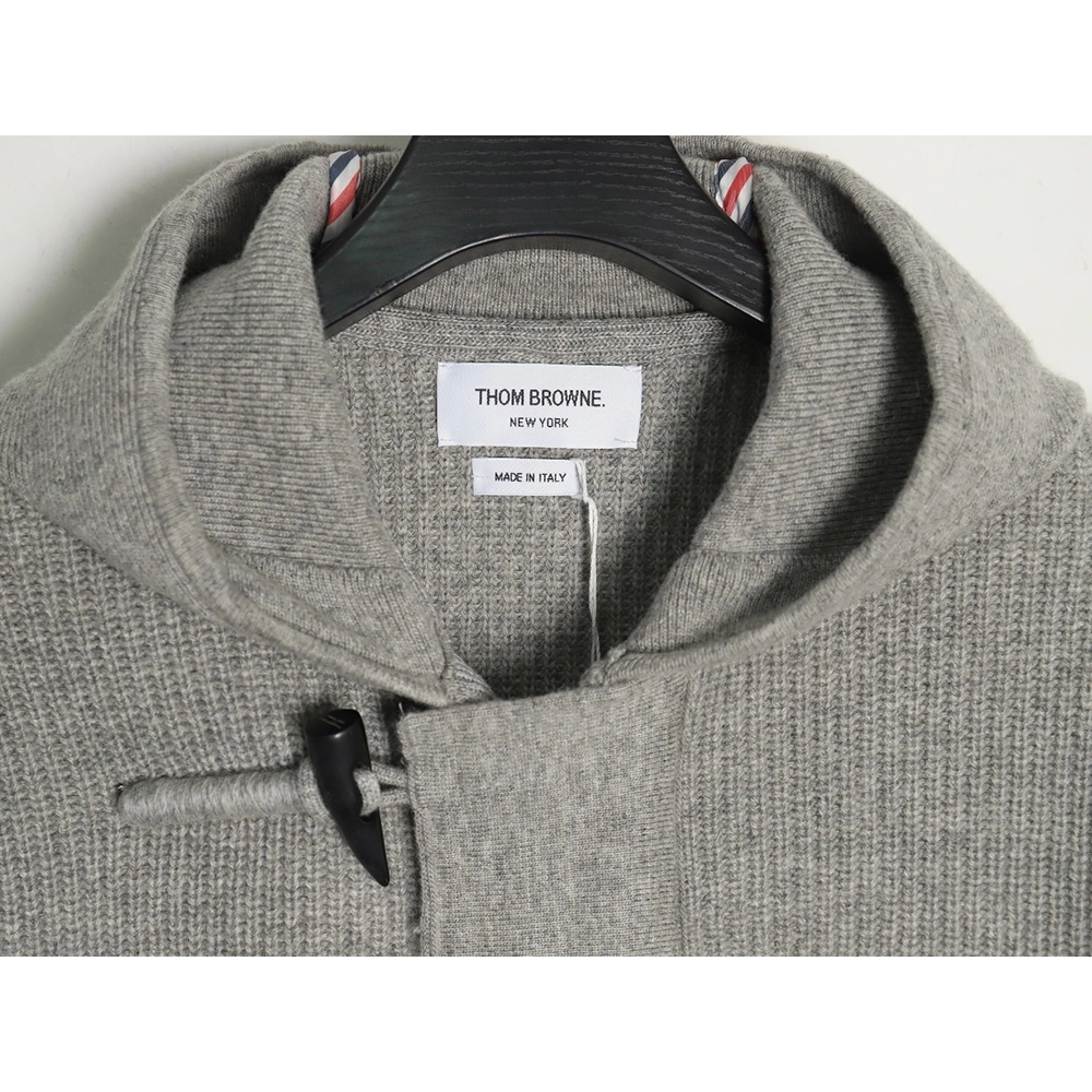 Thom Browne Wool Hooded Duffle Coat,Thom Browne