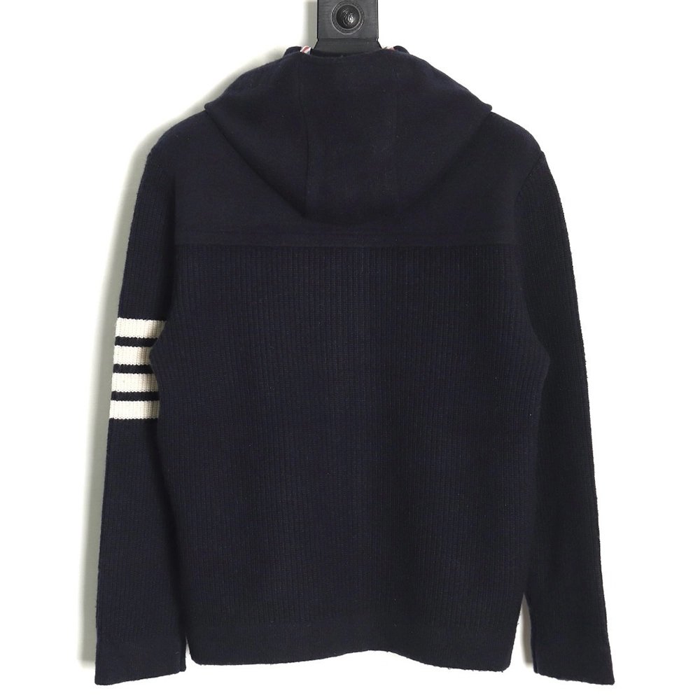 Thom Browne Wool Hooded Duffle Coat TSK1,Thom Browne