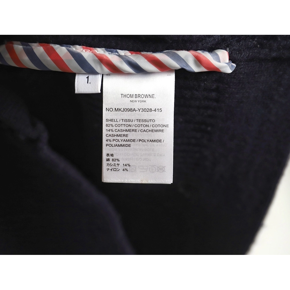 Thom Browne Wool Hooded Duffle Coat TSK1,Thom Browne