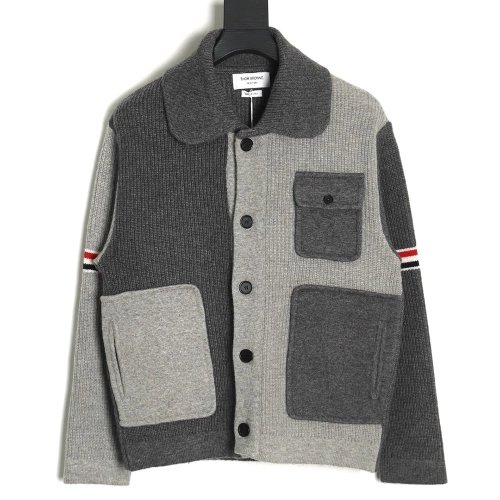 Thom Browne Heavyweight Wool Jacket TSK1,Thom Browne
