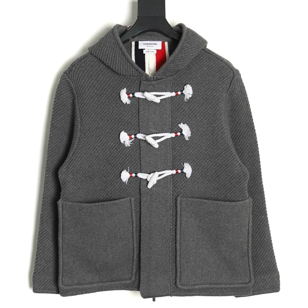 Thom Browne horn button hooded jacket,Thom Browne