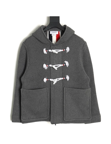 Thom Browne horn button hooded jacket,Thom Browne