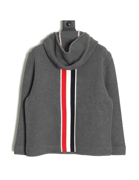 Thom Browne horn button hooded jacket,Thom Browne