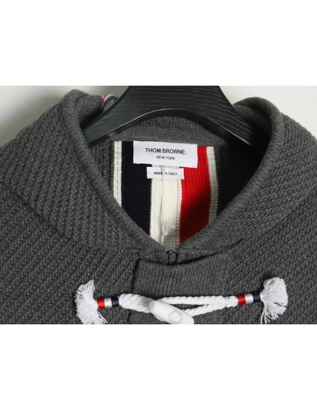 Thom Browne horn button hooded jacket,Thom Browne