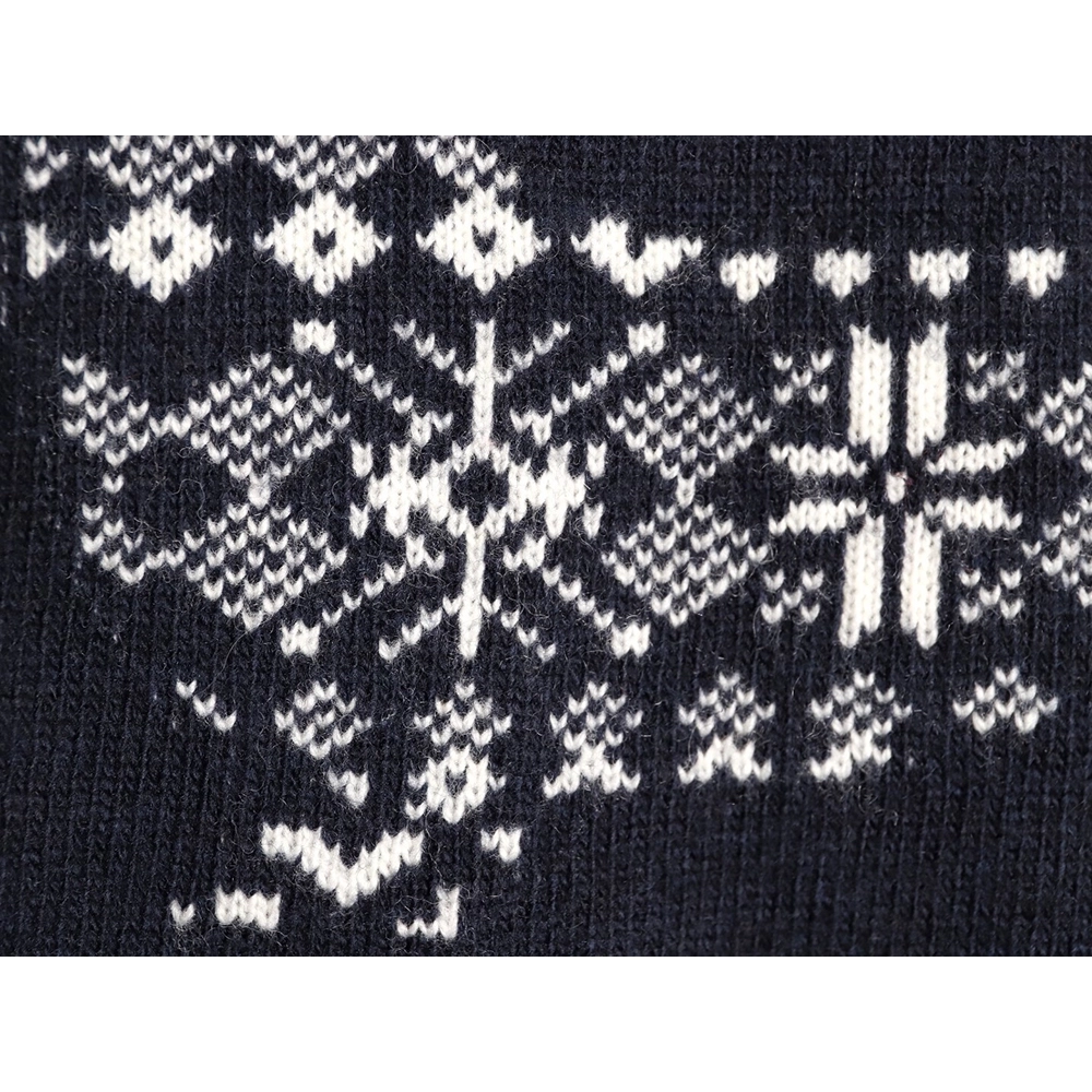 Thom Browne Snowflake Puppy Crewneck Sweater TSK1,Thom Browne