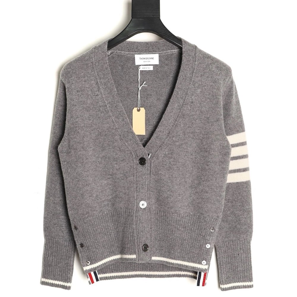 Thom Browne Goose Motif Wool Knit Cardigan,Thom Browne