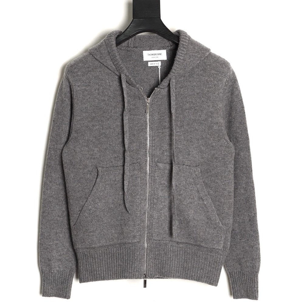 Thom Browne Goose-Patterned Wool Hooded Jacket,Thom Browne
