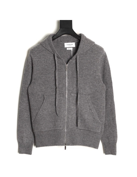 Thom Browne Goose-Patterned Wool Hooded Jacket,Thom Browne