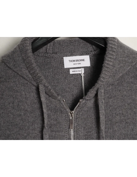 Thom Browne Goose-Patterned Wool Hooded Jacket,Thom Browne