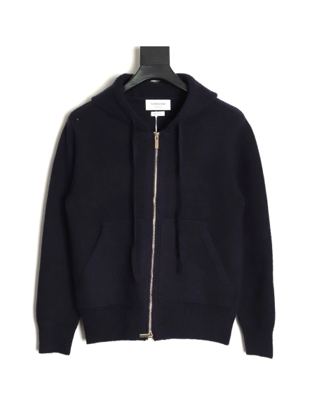 Thom Browne Goose-Patterned Wool Hooded Jacket TSK1,Thom Browne