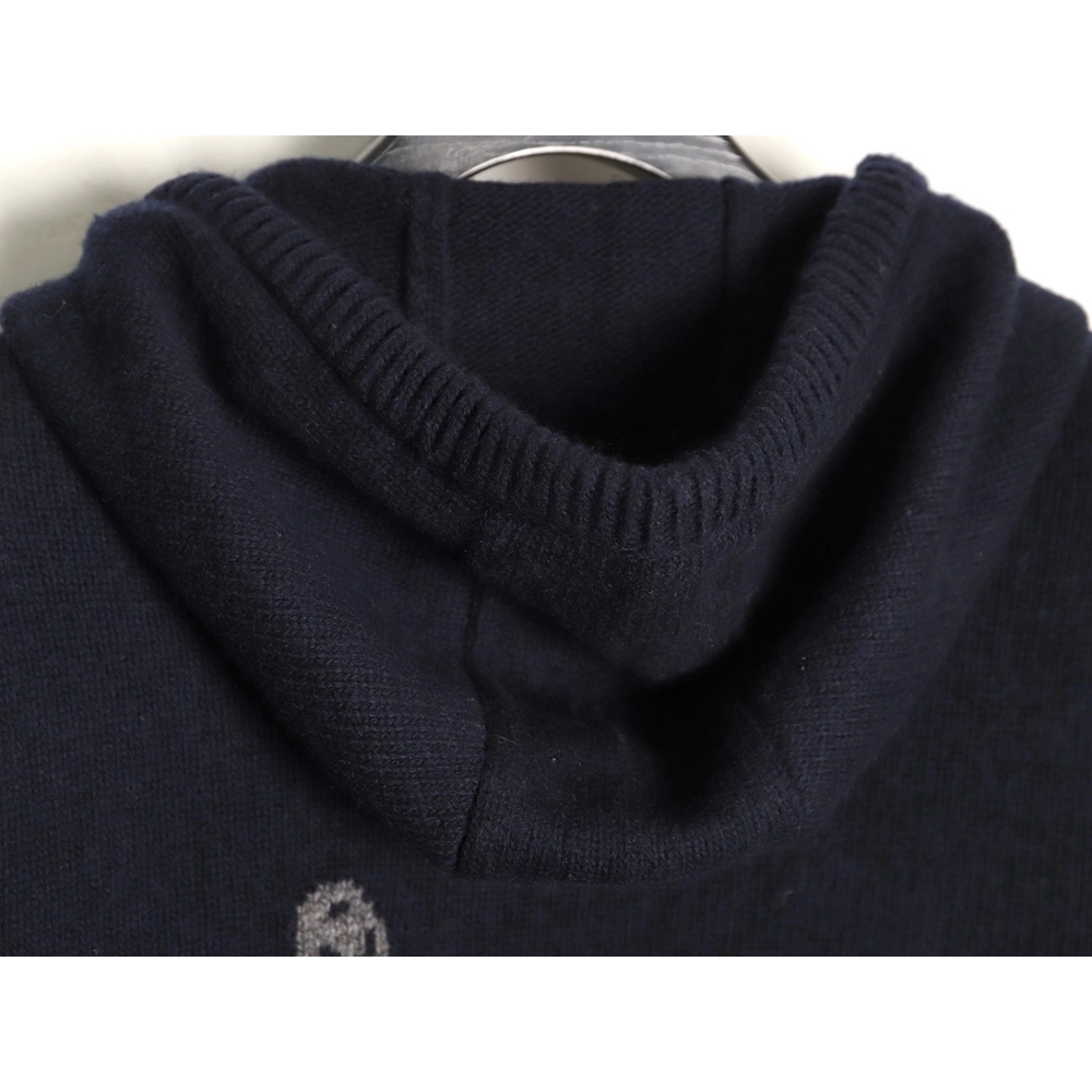 Thom Browne Goose-Patterned Wool Hooded Jacket TSK1,Thom Browne