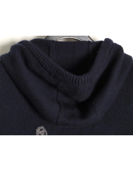 Thom Browne Goose-Patterned Wool Hooded Jacket TSK1,Thom Browne