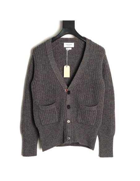 Thom Browne Piqu¨¦ Wool Cardigan,Thom Browne