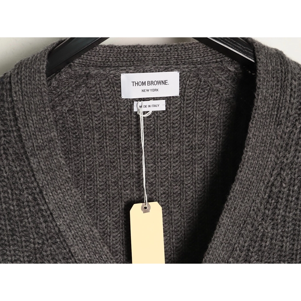 Thom Browne Piqu¨¦ Wool Cardigan,Thom Browne