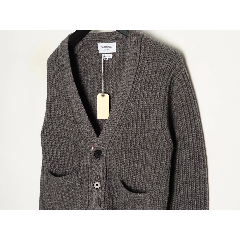 Thom Browne Piqu¨¦ Wool Cardigan,Thom Browne