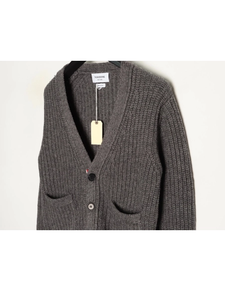 Thom Browne Piqu¨¦ Wool Cardigan,Thom Browne