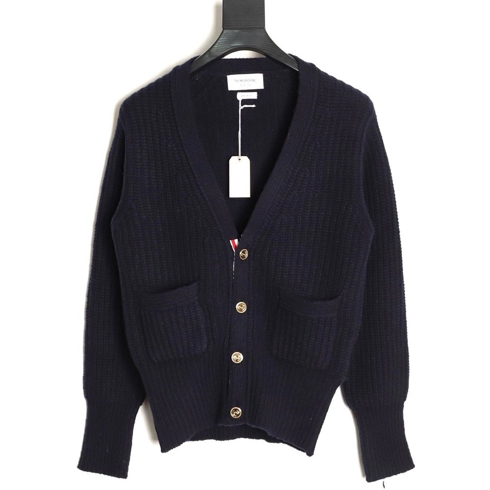 Thom Browne Piqu¨¦ Wool Cardigan TSK1,Thom Browne