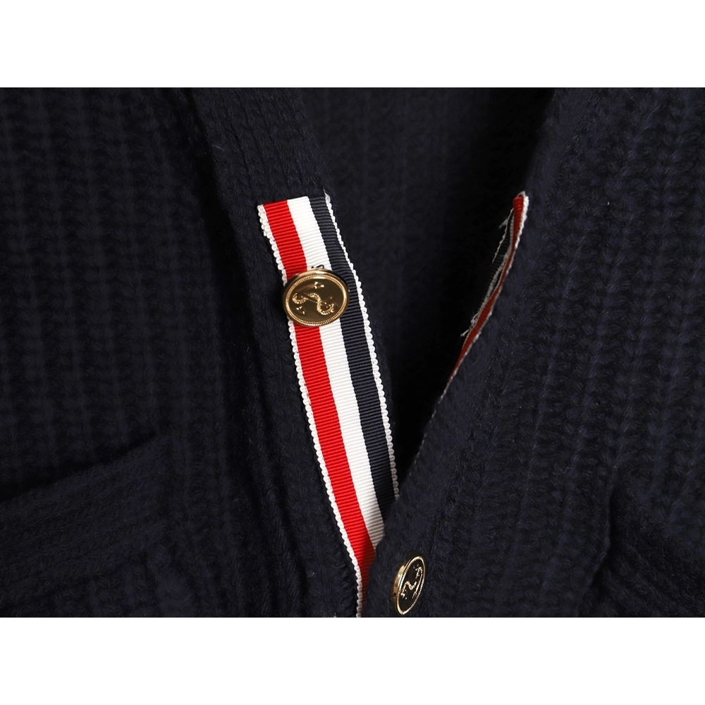 Thom Browne Piqu¨¦ Wool Cardigan TSK1,Thom Browne