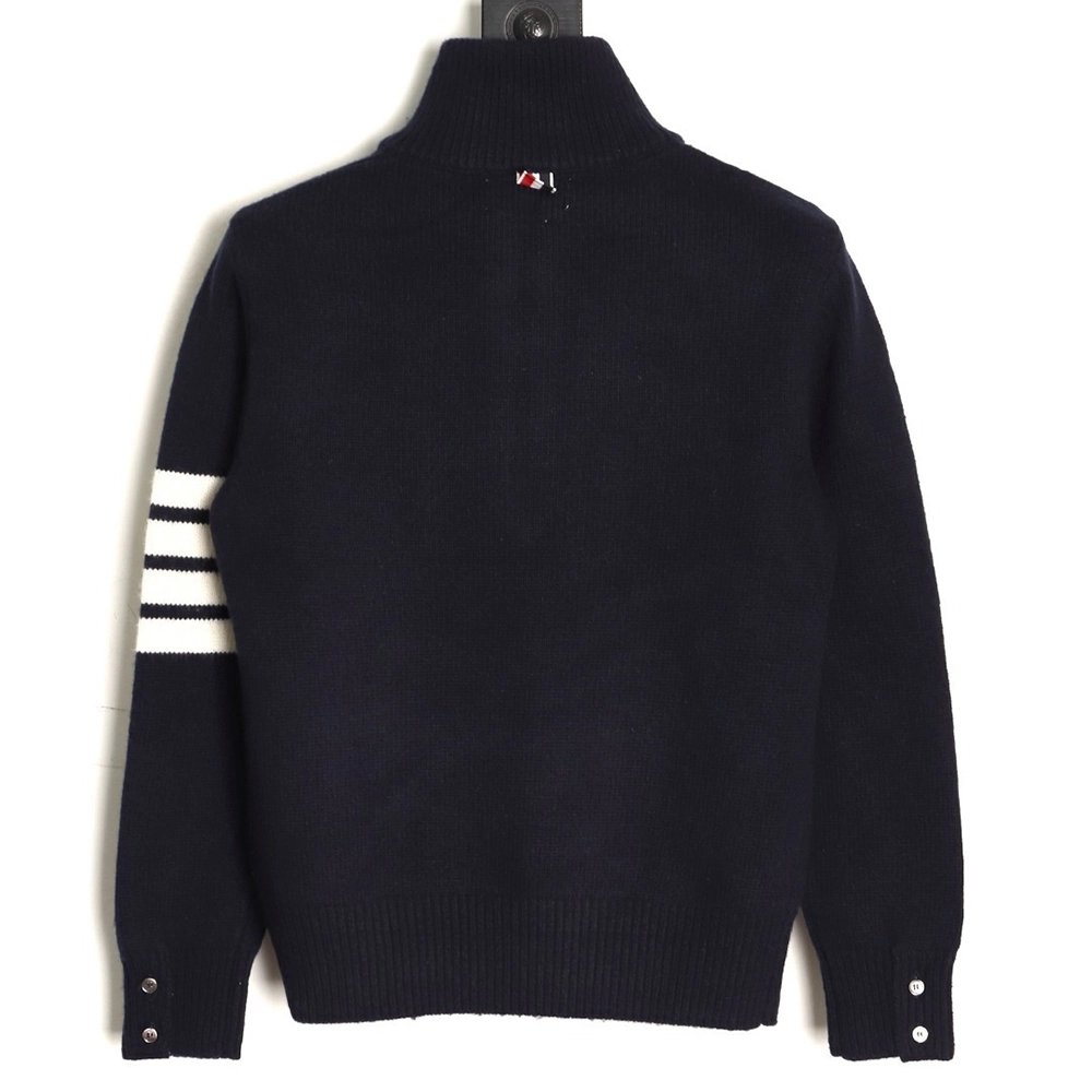 Thom Browne four-stripe half-zip sweater TSK1,Thom Browne