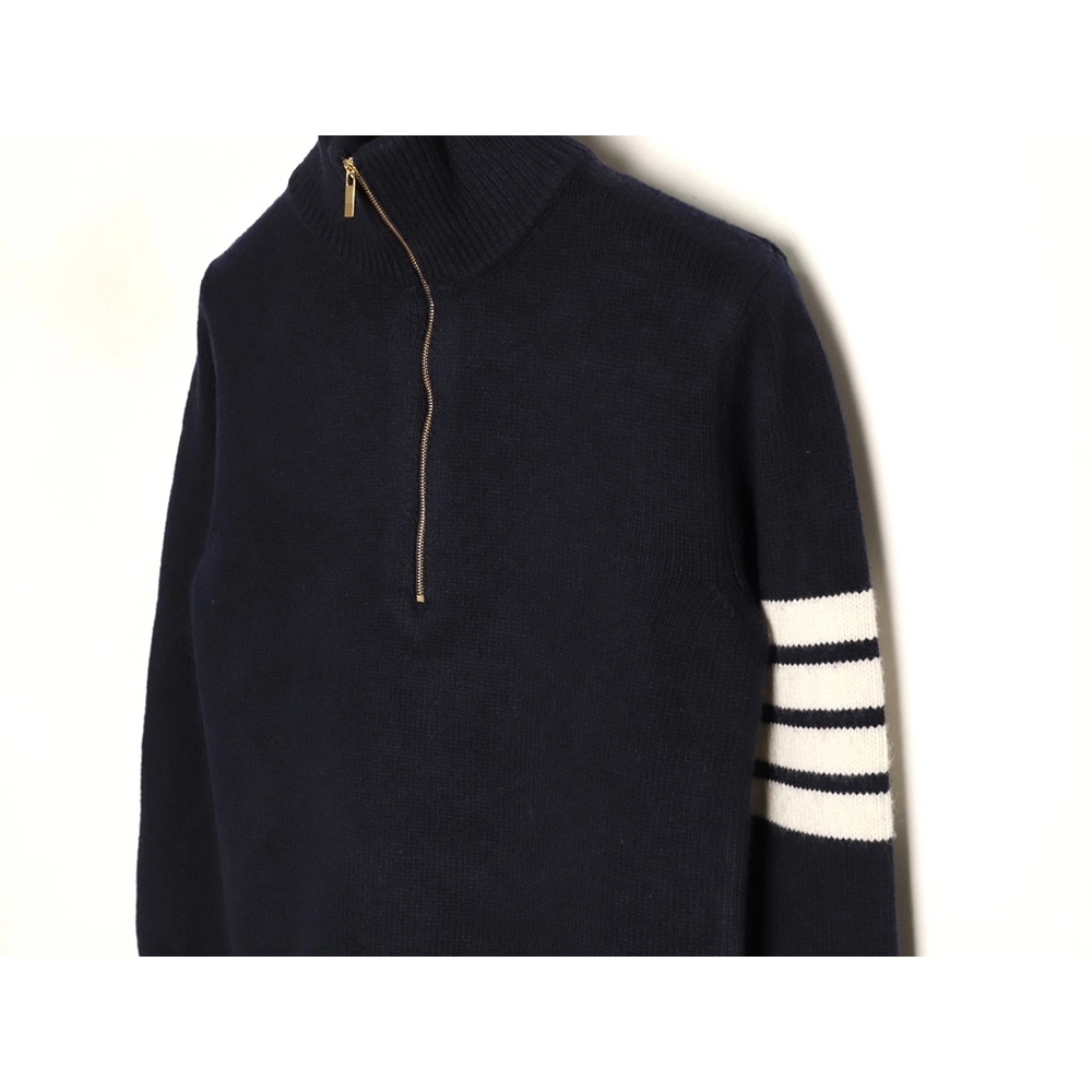 Thom Browne four-stripe half-zip sweater TSK1,Thom Browne