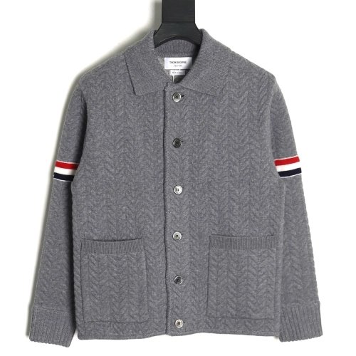 Thom Browne Herringbone Wool Coat,Thom Browne