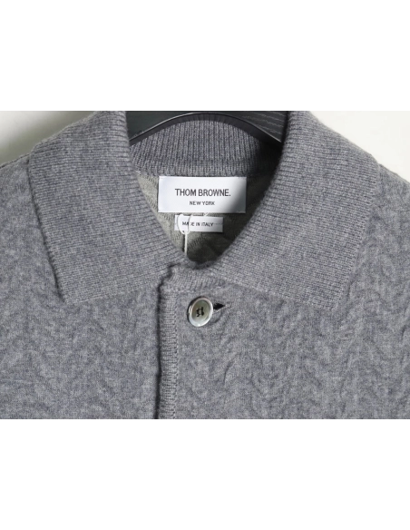 Thom Browne Herringbone Wool Coat,Thom Browne