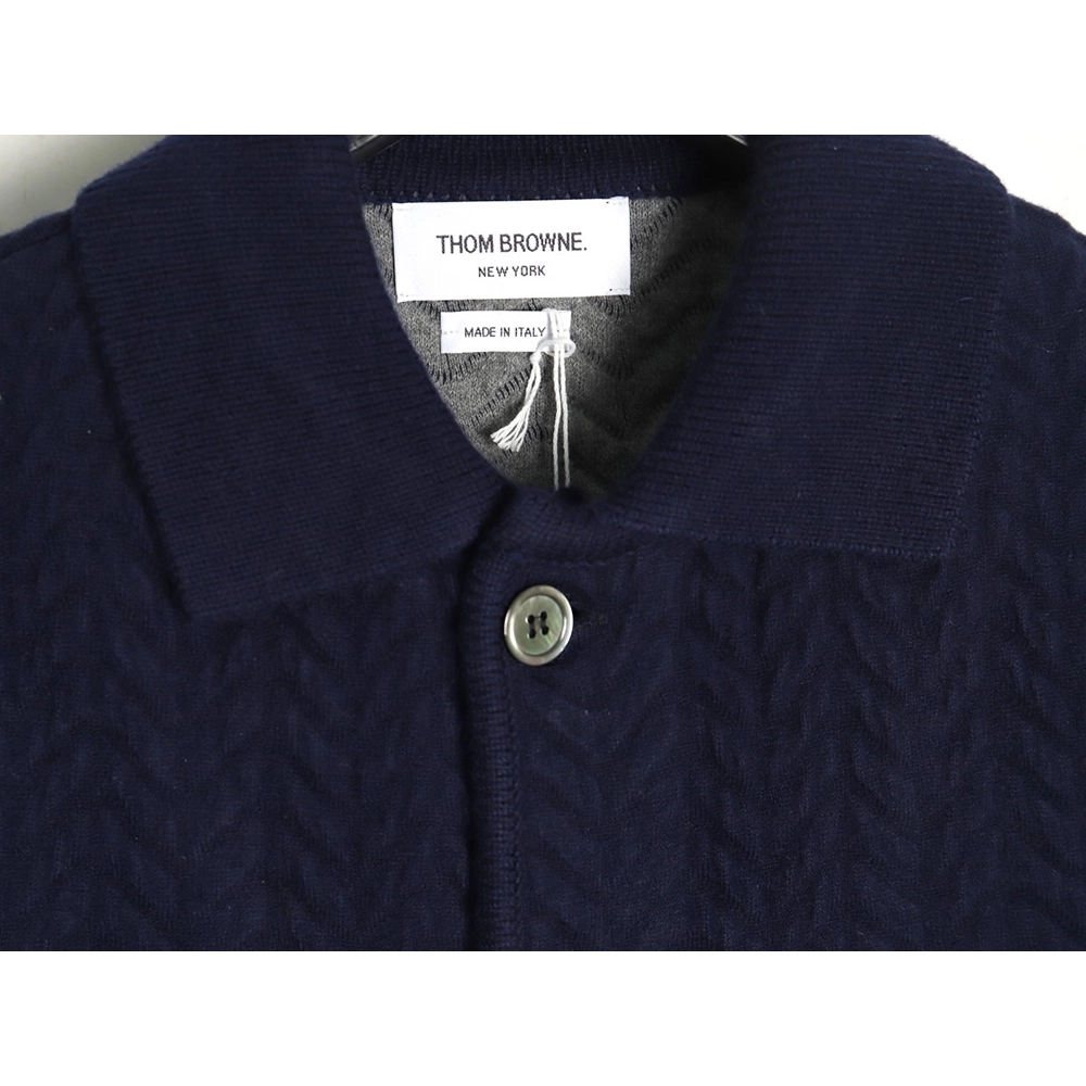 Thom Browne Herringbone Wool Coat TSK1,Thom Browne