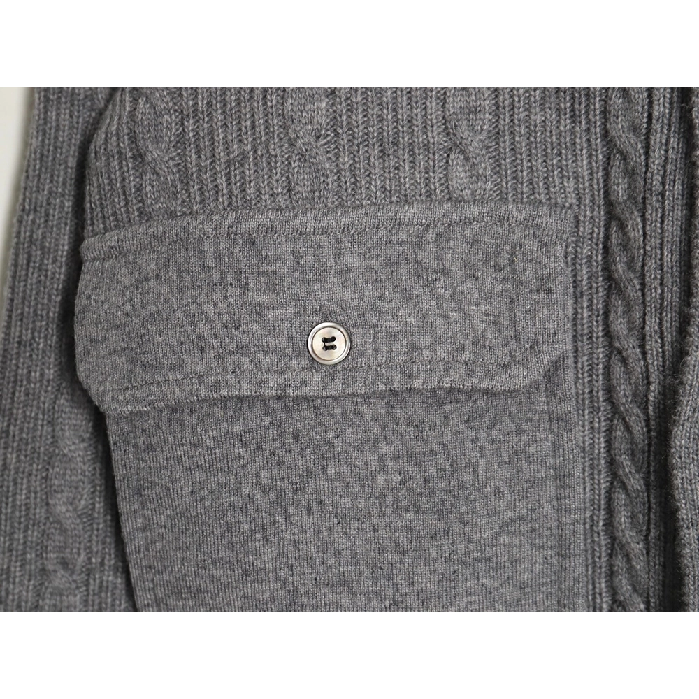 Thom Browne cable knit coat,Thom Browne