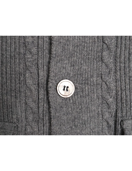 Thom Browne cable knit coat,Thom Browne