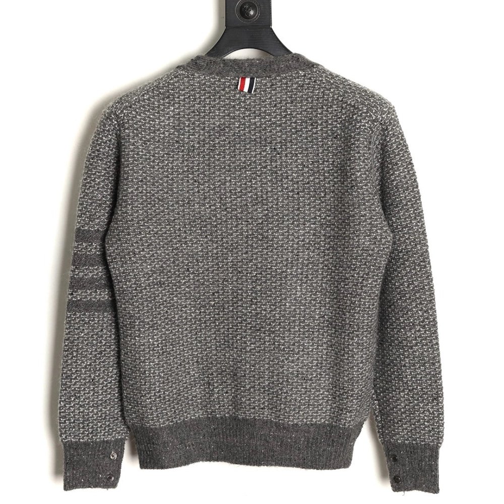 Thom Browne cable knit coat TSK1,Thom Browne