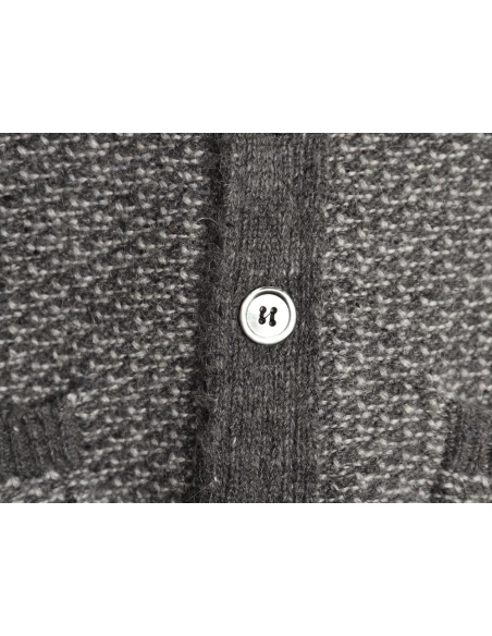 Thom Browne cable knit coat TSK1,Thom Browne