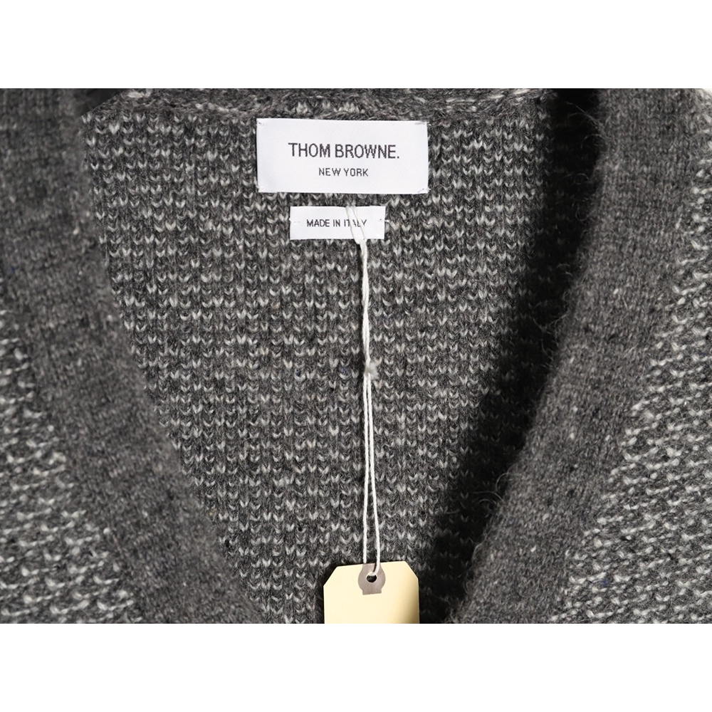 Thom Browne cable knit coat TSK1,Thom Browne