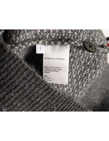 Thom Browne cable knit coat TSK1,Thom Browne