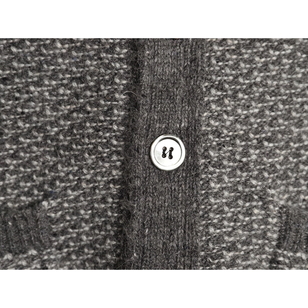 Thom Browne Textured Knit Cardigan,Thom Browne