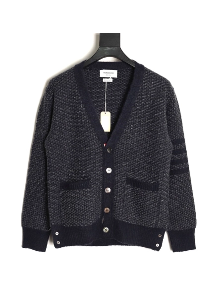 Thom Browne Textured Knit Cardigan TSK1,Thom Browne