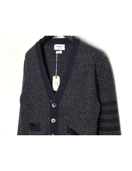 Thom Browne Textured Knit Cardigan TSK1,Thom Browne